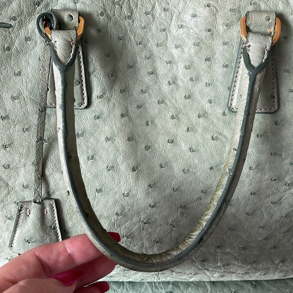 PRADA Ostrich BN1786 Struzzo Tote Bag - Picture 6 of 15
